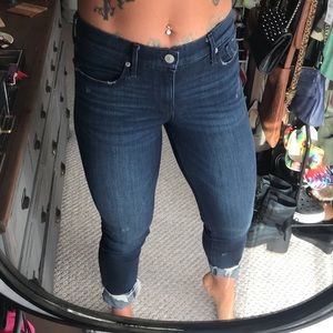 EUC Express High rise dark wash jeans